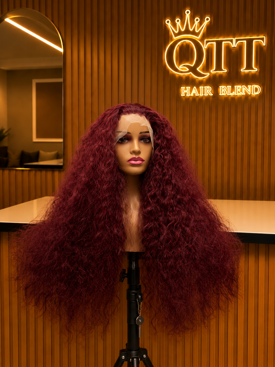 Burgundy Curls
