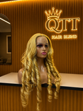 Honey Blonde Bouncy Curls