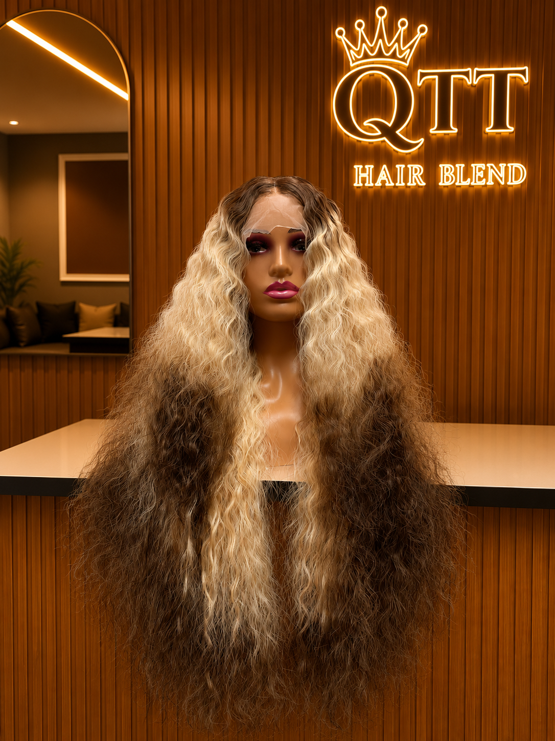 Blonde & Brown Curls